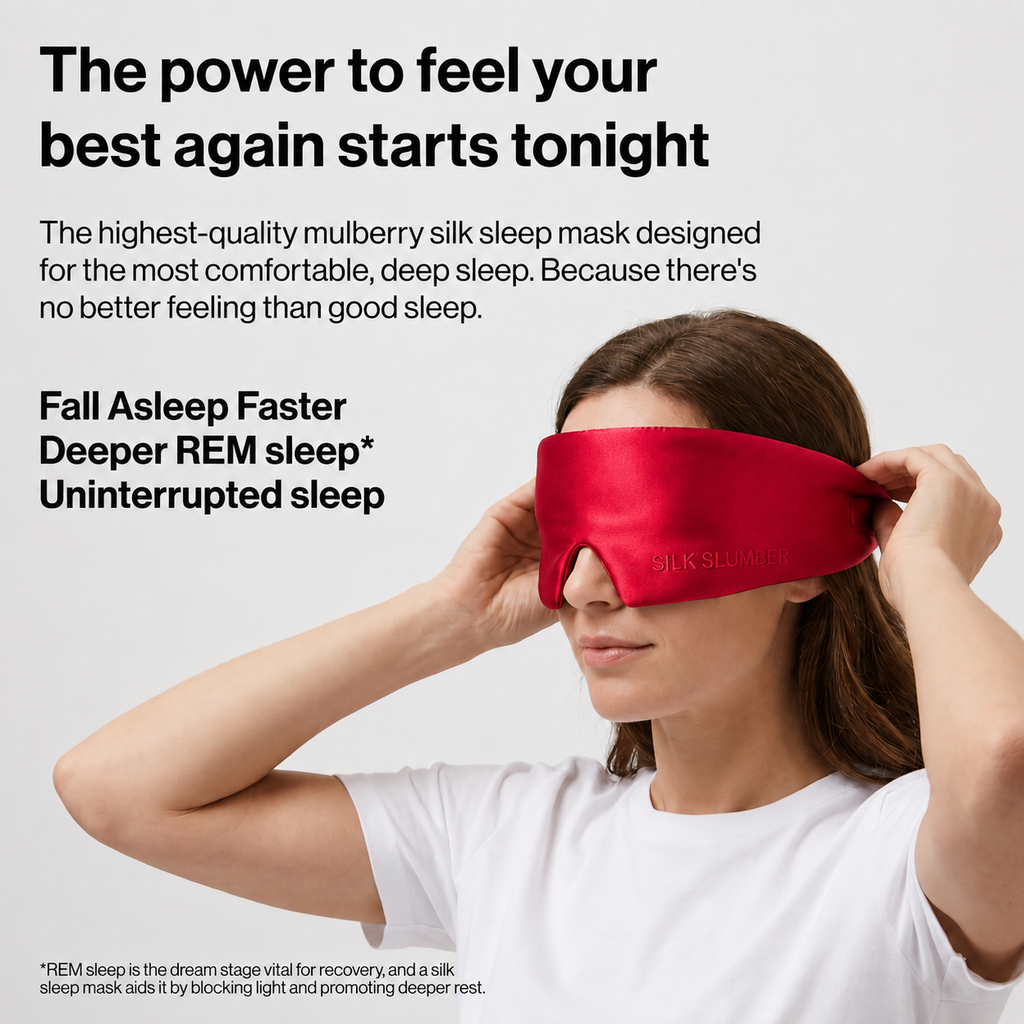 Deep Sleep Mask - SilkSlumber™