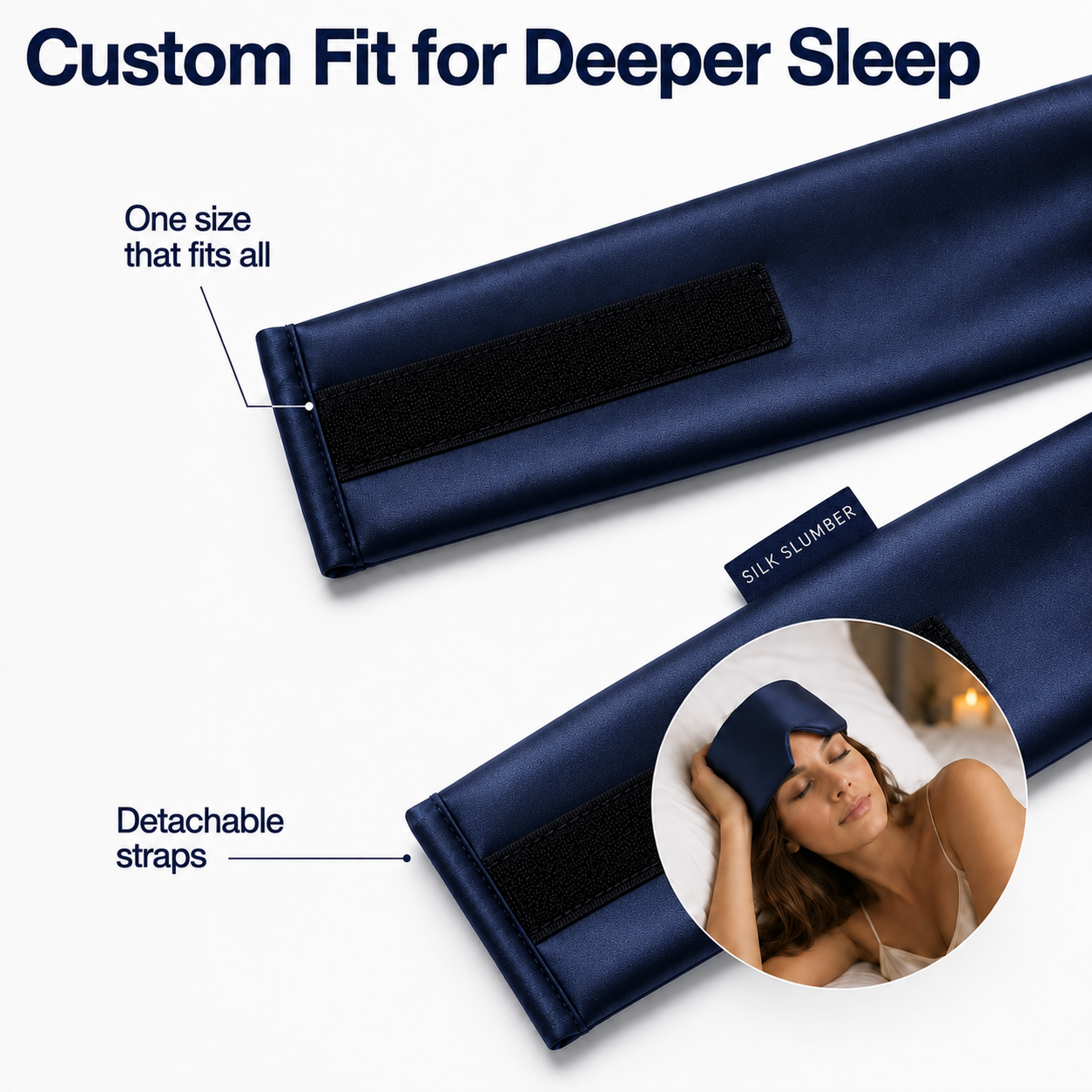 Deep Sleep Mask - SilkSlumber™